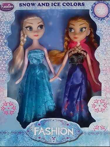 Muñeca Frozen Elsa Y Ana Niñas