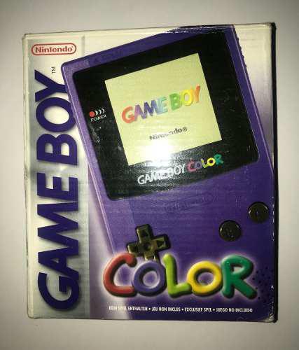 Nintendo Gameboy Color 40v Caja Game Boy Coleccion Vintage