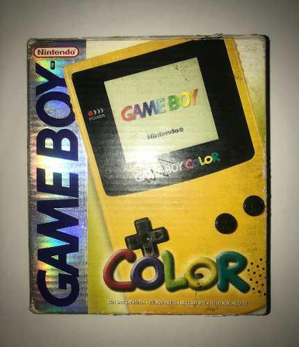 Nintendo Gameboy Color 50v Caja Game Boy Coleccion Vintage