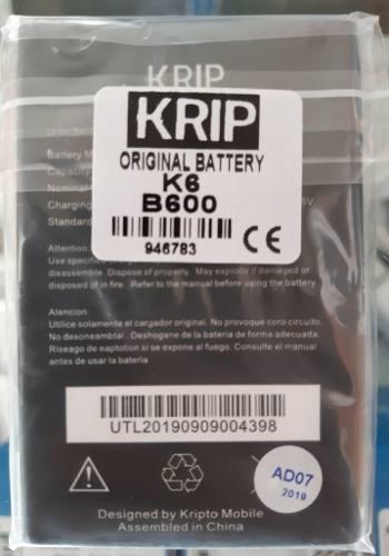 Bateria Krip K6 Original Tienda Fisica Oferta