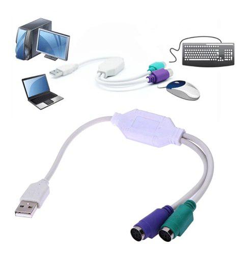 Cable Adaptador Usb A Ps/2 Convertidor Teclado Mouse Pc