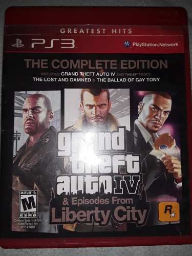 Gtaiv & Episodes From Liberty City Ps3 The Complete Edition