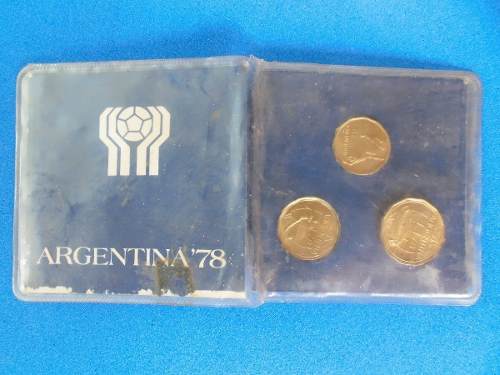 Juego De 3 Monedas Del Mundial Argentina 78