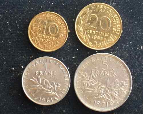 Lrbl. Monedas Del Mundo. Francia, Inglaterra, Hong Kong