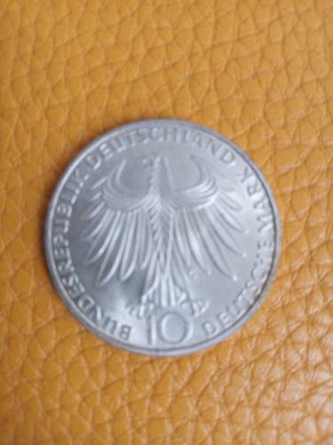 Moneda 10 Marcos Alemanes  Olimpiadas Munich