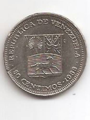 Moneda Antigua De 0,50 Con Error De Acuñacion