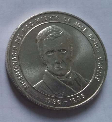 Moneda De Colección Bicentenario De José María Vargas