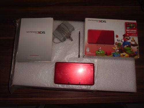 Nintendo 3ds Color Rojo Usado 80$ Neg