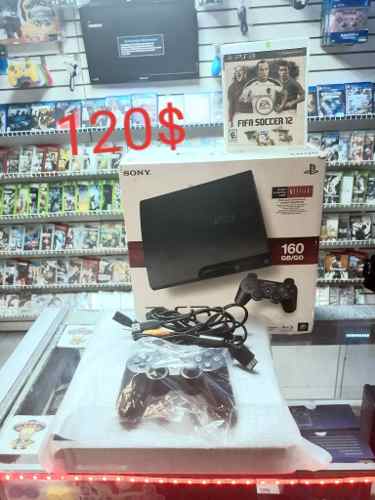 Playstation 3 Slim 160gb '20 Juegos.