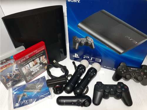 Playstation 3 Super Slim 500gb Incluye 40 Juegos