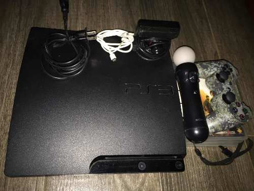 Ps3 Con 4 Juegos Y Un Control Y Sus Demás Accesorios