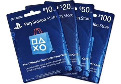 Tarjeta Psn Para Ps3 Ps4/ Somos Tienda Fisica