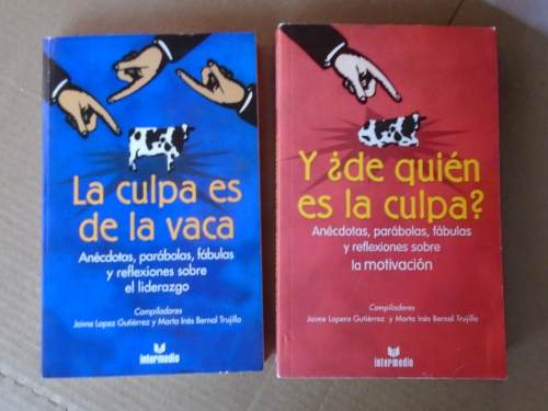 2 Libros La Culpa Es De La Vaca Y ¿de Quien Es La Culpa?