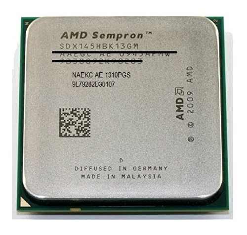 Amd Sdx145hbk13gm - Procesador (2.8 Ghz, Am2+, Am3, 64 Bit),