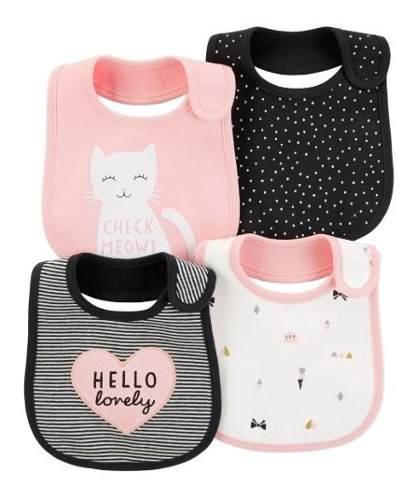 Babero Para Bebe Carters Set 4