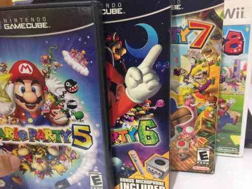 Colección Mario Party 5 6 7 Y 8!