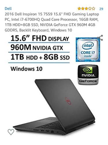 Dell Inspiron  Fhd Gaming Laptop Pc, Intel