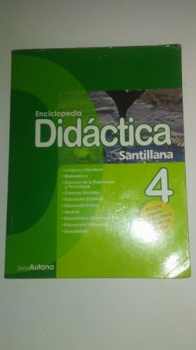 Enciclopedia Didáctica Santillana 4 Grado..