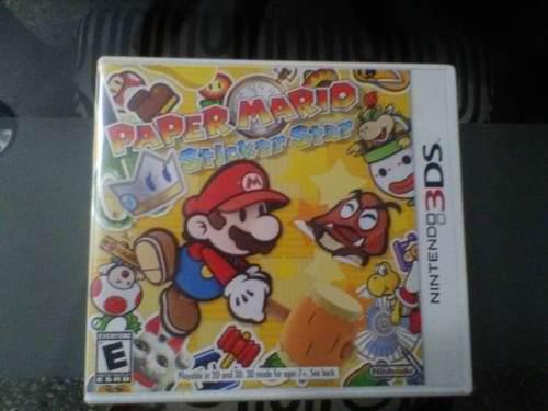 Juego Original Usado De 3ds Paper Mario Sticker Star