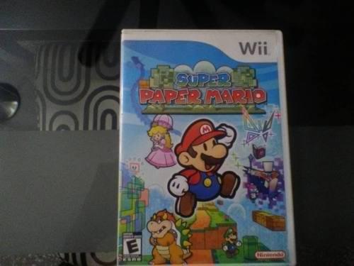 Juego Original Wii Usado Super Paper Mario
