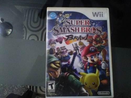 Juego Original Wii Usado Super Smash Bros Brawl