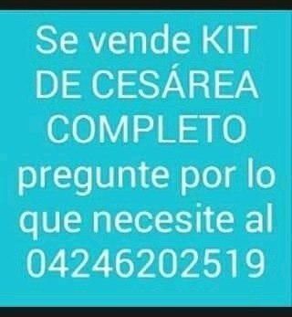 Kit De Cesárea Completo Contiene Todo