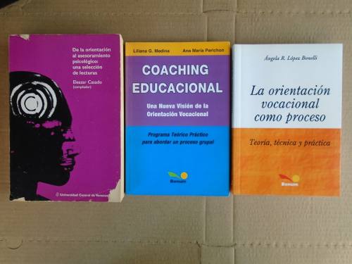 Lote 3 Libros Psicologia, Coaching Y Orientacion Vocacional