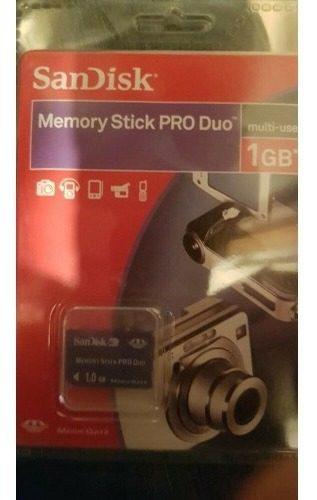 Memory Stick Produo 1gb Sandisk Selladas