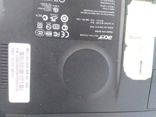 Mini Laptop Acer Zg5
