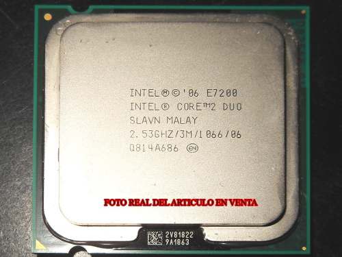 Procesador Intel E Core 2 Duo 2.53 Ghz Usado
