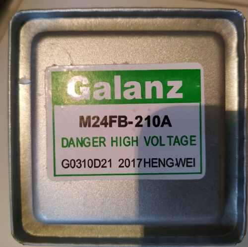Vendo Magnetron Marca Galanz Modelo M24fb-210a Nuevo