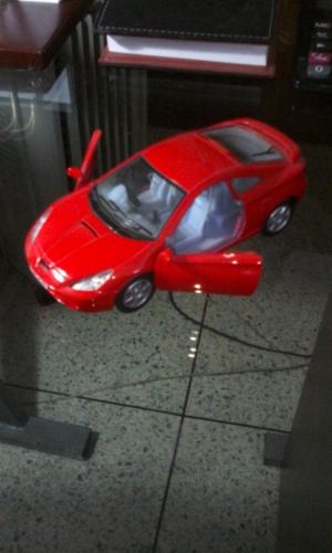 Carro De Juguete Toyota Célica Rojo, Escla 1/34, Kinsmart.