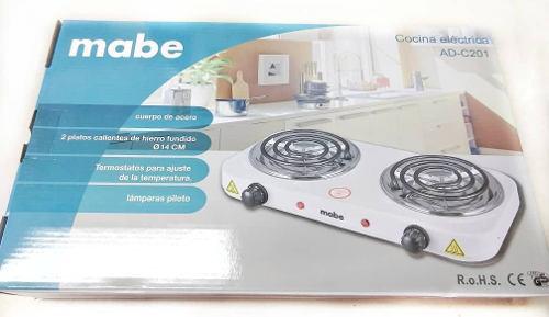 Cocina Eléctrica 2 Hornillas Mabe 110v 2000w Originales