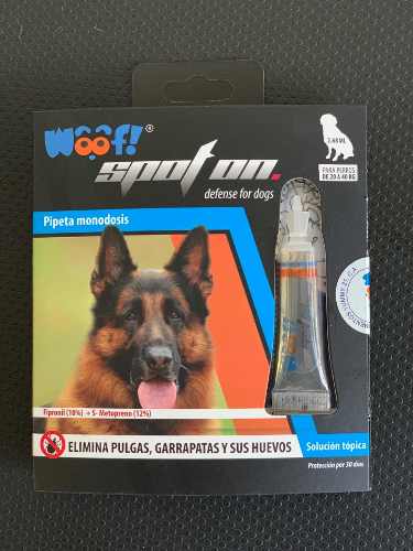 Pipetas Woof Para Perros De 20 A 40 Kg