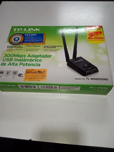 Adaptador Inalámbrico Usb Wifi 2antenas