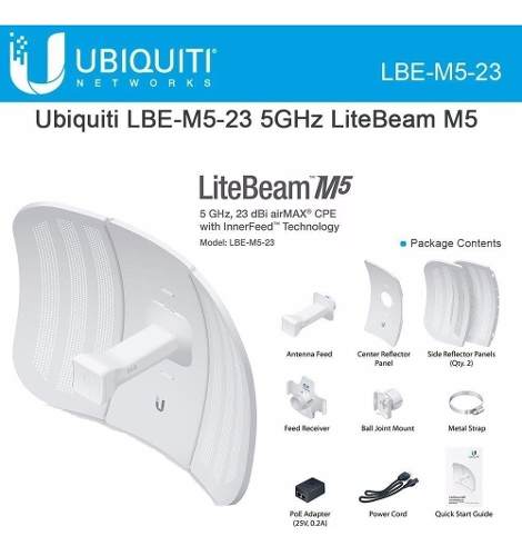 Antena Ubiquiti Litebeam M5 Version Internacional