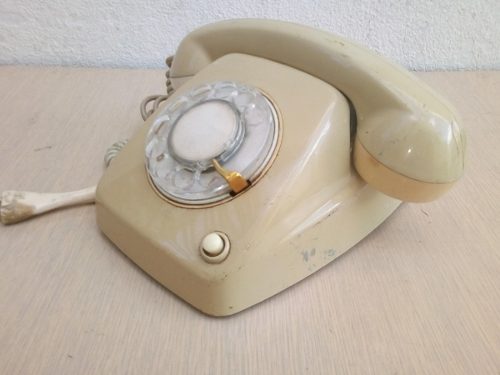Antiguo Telefono De Disco Gril Decada De Los 70
