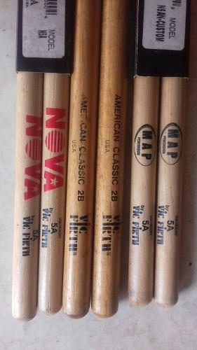 Baquetas Vic Firth Usa. 2b, Punta Nilon (oferta)