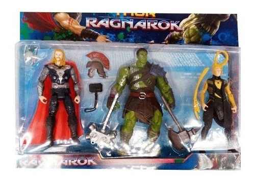 Figura Muñeco Hulk Thor Loki Ragnarok Titan Avengers