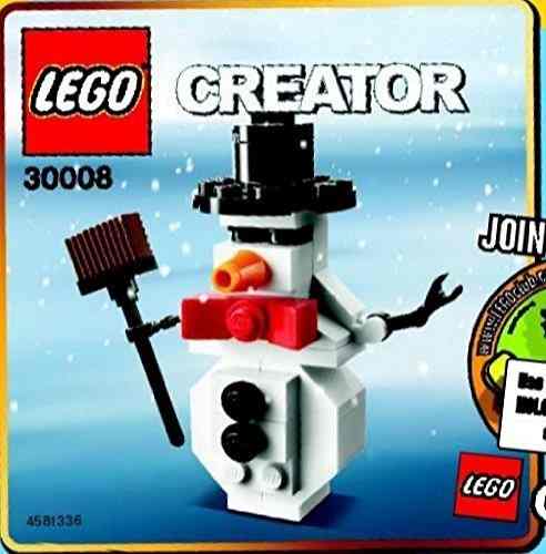 Lego Creator Muñeco Nieve Mini Figura Bagged Set 44