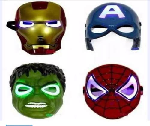 Mascara De Spiderman Iroman Hulk Capitán América