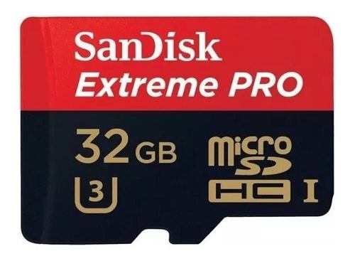 Memoria Micro Sd Sandisk 32gb Pro Clase  Mb/s 4k