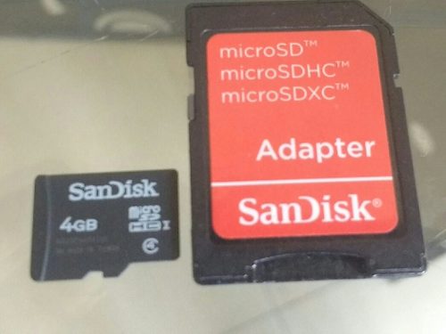 Memoria Micro Sd Sandisk 4gb