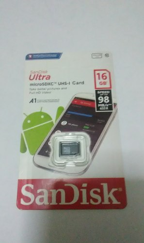 Memoria Sd 16gb Clase 10 Micro Sd 16 Gb Sandisk