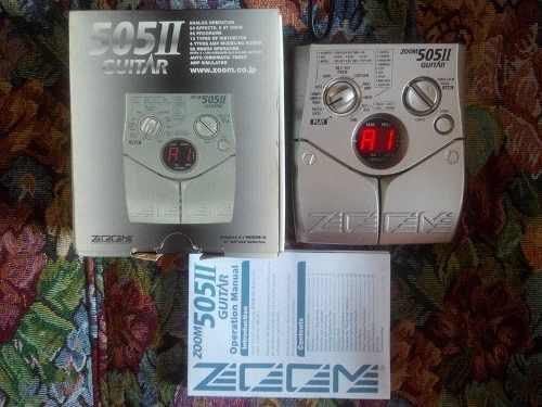 Pedal De Efectos Zoom 505ii Con Transformador **remate**