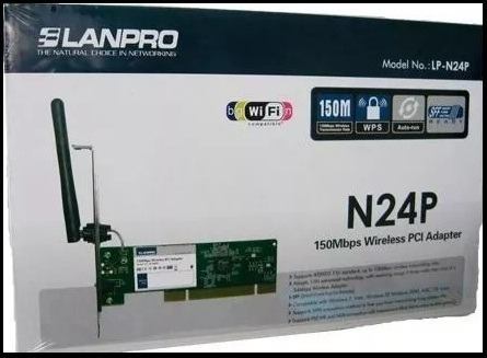 Tarjeta Pci Inalambrica Wifi Lanpro Lp N24p 150 Mbps *12