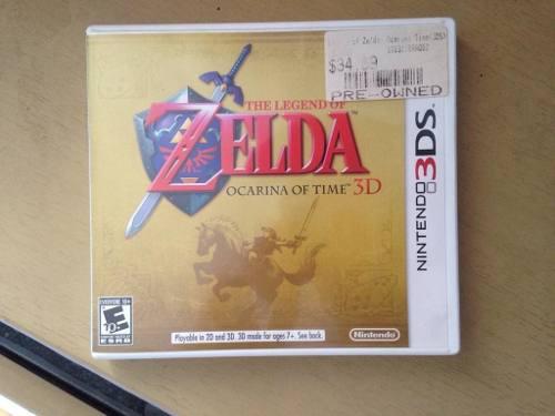 The Legends Of Zelda Ocarina Of Time 3d Nintendo 3ds