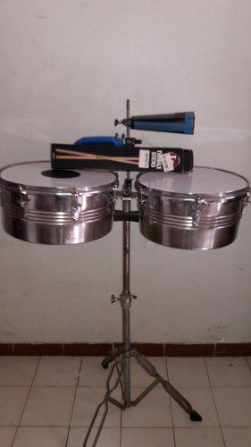 Timbales Con Campana Y Coco Tal Como Se Ve