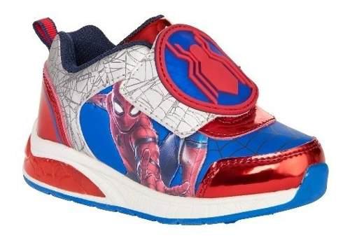 Zapatos Deportivos Spiderman Luces Niños