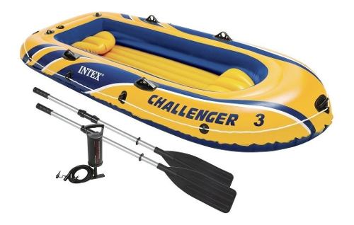 Bote Inflable Intex Challenger 3. (3 Personas)
